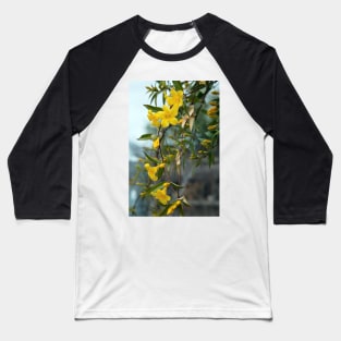 Carolina jessamine (Gelsemium sempervirens) (C033/6431) Baseball T-Shirt